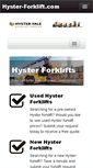 Mobile Screenshot of hyster-forklift.com